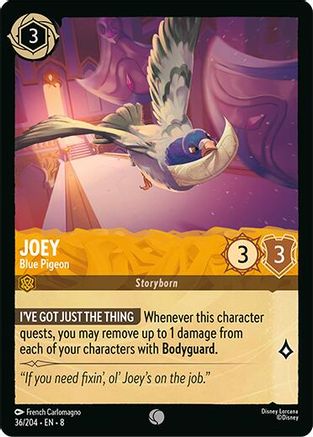 Joey - Blue Pigeon (36/204) - Reign of Jafar
