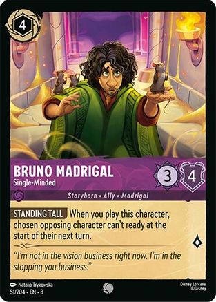Bruno Madrigal - Single-Minded (51/204) - Reign of Jafar
