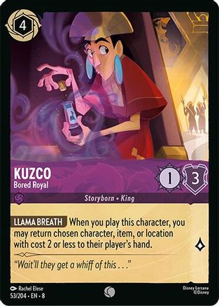Kuzco - Bored Royal (53/204) - Reign of Jafar