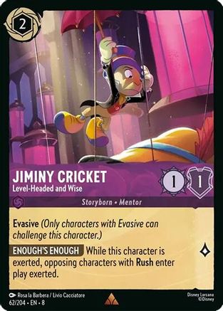 Jiminy Cricket - Level-Headed and Wise (62/204) - Reign of Jafar