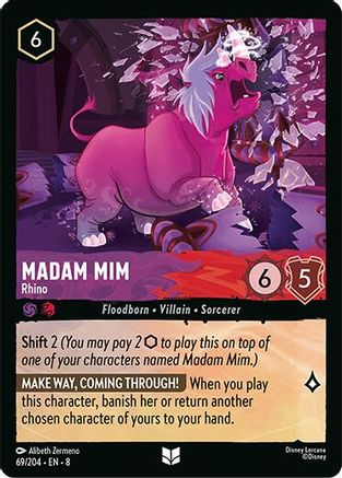 Madam Mim - Rhino (69/204) - Reign of Jafar
