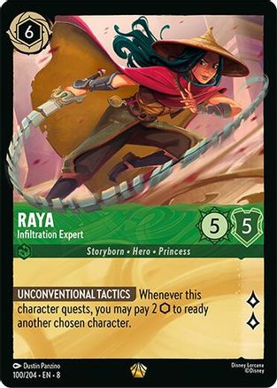 Raya - Infiltration Expert (100/204) - Reign of Jafar Cold Foil