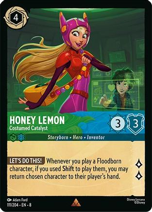 Honey Lemon - Costumed Catalyst (111/204) - Reign of Jafar