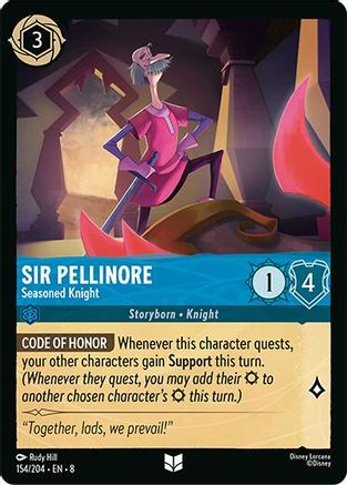 Sir Pellinore - Seasoned Knight (154/204) - Reign of Jafar