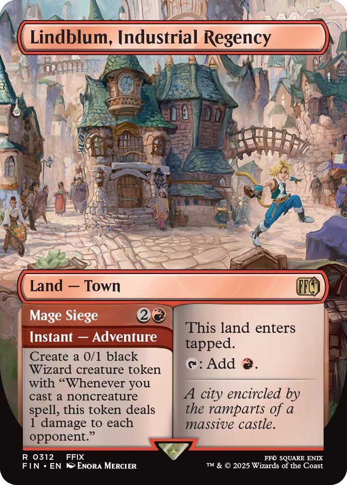 Lindblum, Industrial Regency (Borderless) / R / FIN (FOIL)