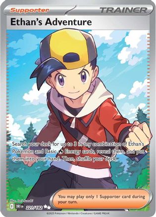 Ethan's Adventure 221/182 - Holofoil SV10 Destined Rivals - Ultra Rare