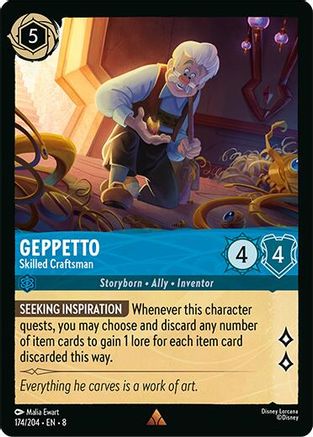 Geppetto – Skilled Craftsman (174/204) - Reign of Jafar