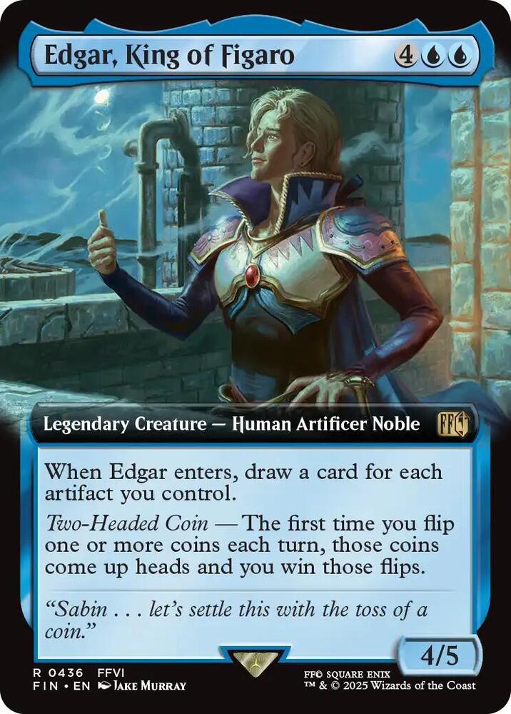 Edgar, King of Figaro (Extended Art) / R / FIN