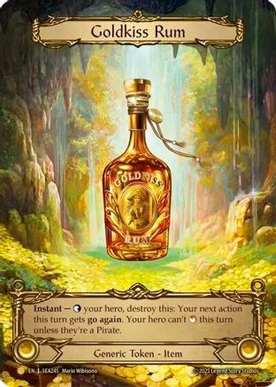 Goldkiss Rum (Treasure) (SEA245) - High Seas Cold Foil