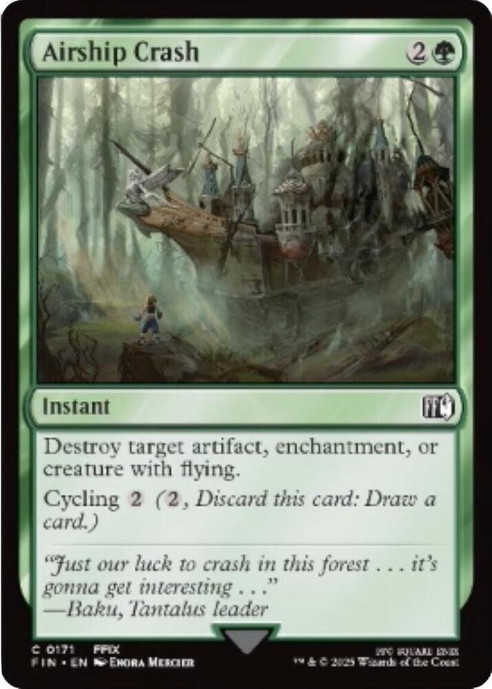 Airship Crash / C / FIN (FOIL)