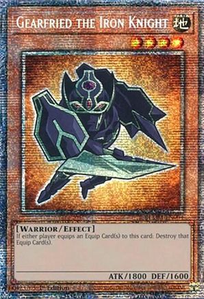 Gearfried the Iron Knight (Starlight Rare) (BLMM-EN004) - Battles of Legend: Monster Mayhem 1st Edition