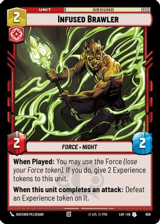 Infused Brawler (Foil) (658) - Legends of the Force Foil