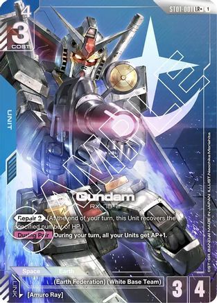 Gundam (LR+) (ST01-001) - Starter Deck 01 Heroic Beginnings Holofoil
