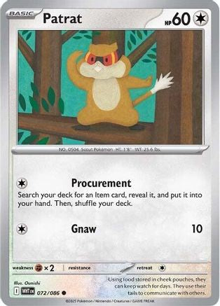 Patrat 072/086 SV White Flare - Common