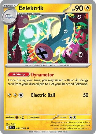 Eelektrik 031/086 SV Black Bolt - Uncommon
