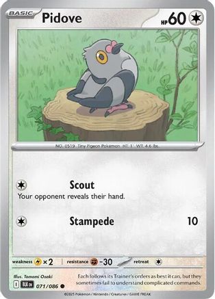 Pidove 071/086 SV Black Bolt - Common