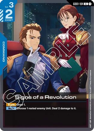 Signs of a Revolution (GD01-104) - Newtype Rising