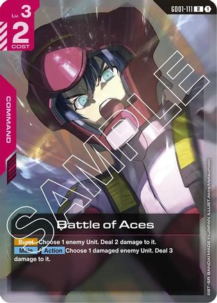 Battle of Aces (GD01-111) - Newtype Rising Holofoil
