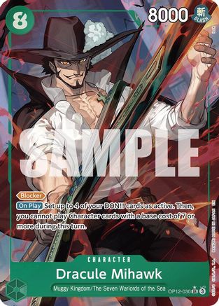 Dracule Mihawk (Alternate Art) (OP12-030) - Legacy of the Master Foil