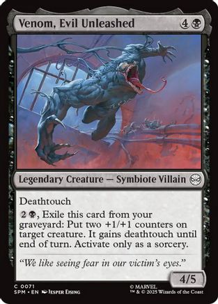 Venom, Evil Unleashed (SPM-071) - Marvel's Spider-Man