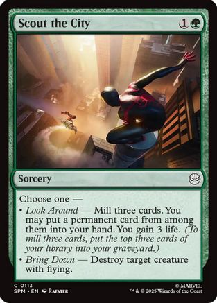 Scout the City (SPM-113) - Marvel's Spider-Man Foil