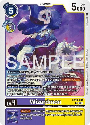 Wizardmon (EX10-041) - Sinister Order