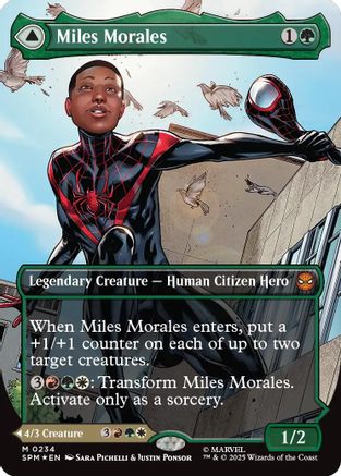 Miles Morales (0234) (Borderless) (SPM-234) - Marvel's Spider-Man Foil