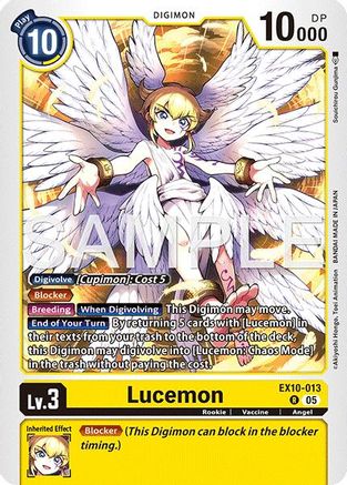 Lucemon (EX10-013) - Sinister Order Foil