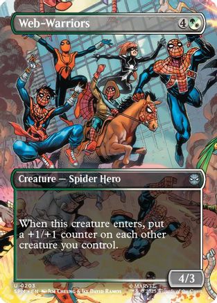 Web-Warriors (Borderless) (SPM-203) - Marvel's Spider-Man Foil
