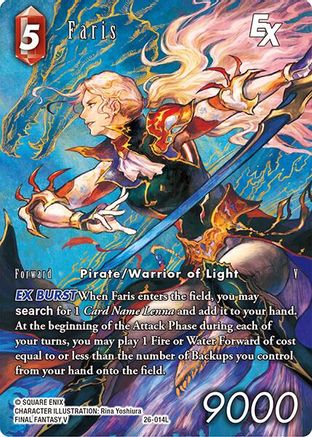 Faris EX (Full Art) (26-014L) - Gunslinger in the Abyss Foil