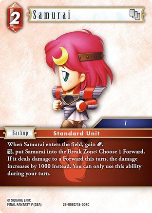 Samurai (26-008C/15-007C) - Gunslinger in the Abyss Foil