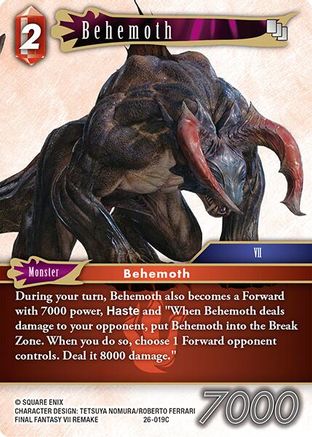 Behemoth (26-019C) - Gunslinger in the Abyss Foil