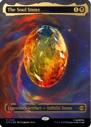 The Soul Stone (Cosmic Foil) (SPM-242) - Marvel's Spider-Man Foil
