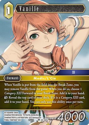 Vanille (26-065L) - Gunslinger in the Abyss Foil