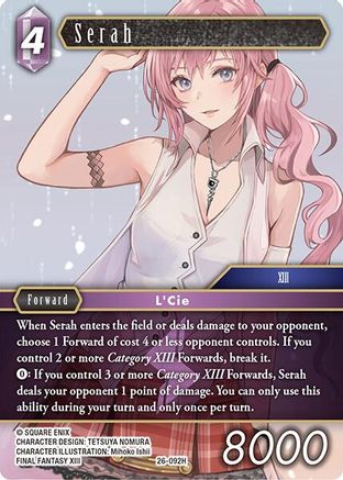 Serah (26-092H) - Gunslinger in the Abyss Foil