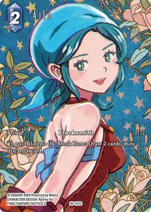 Aila (Full Art) (26-101C) - Gunslinger in the Abyss Foil