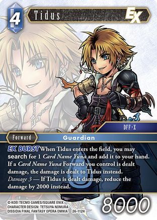 Tidus EX (26-112H) - Gunslinger in the Abyss Foil