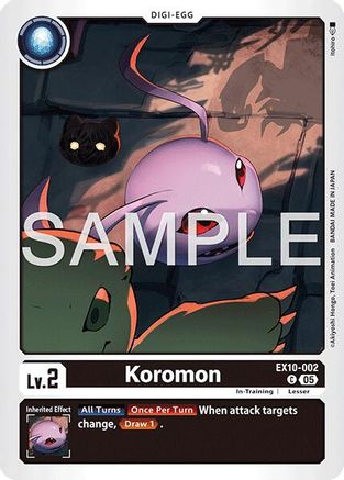 Koromon (EX10-002) - Sinister Order