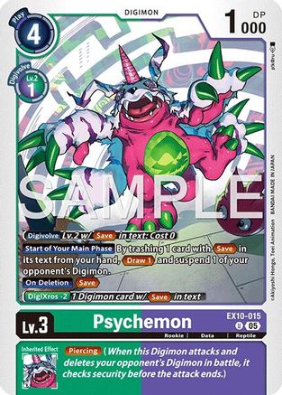 Psychemon (EX10-015) - Sinister Order