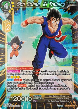 Son Gohan, Ki Training (PRISMATIC CLASH) Foil