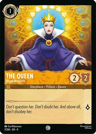 The Queen - Regal Monarch (7/204) - Fabled Cold Foil