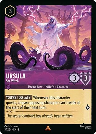 Ursula - Sea Witch (37/204) - Fabled