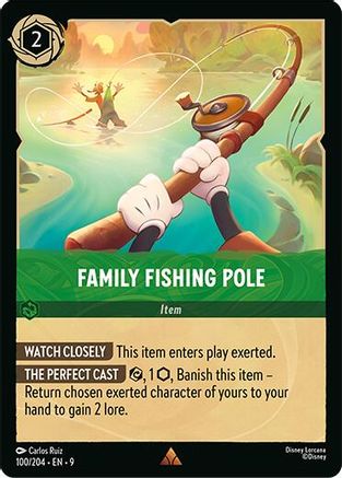 Family Fishing Pole (100/204) - Fabled