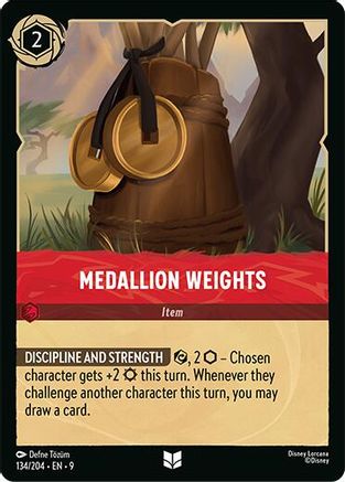Medallion Weights (134/204) - Fabled Cold Foil