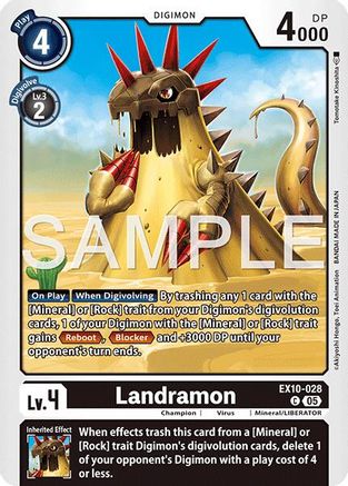 Landramon (EX10-028) - Sinister Order