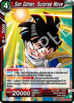 Son Gohan, Surprise Move (PRISMATIC CLASH) Foil