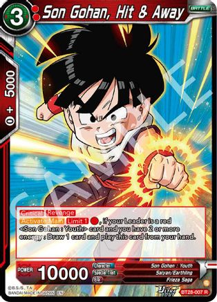 Son Gohan, Hit & Away (PRISMATIC CLASH) Foil