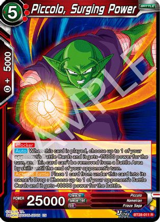 Piccolo, Surging Power (PRISMATIC CLASH) Foil