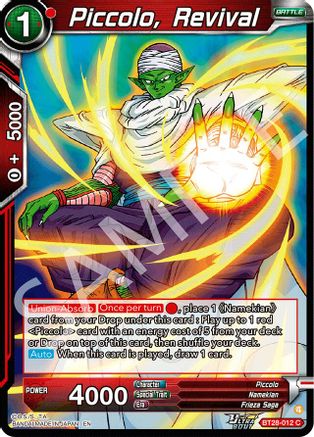 Piccolo, Revival (PRISMATIC CLASH)