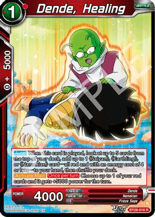 Dende, Healing (PRISMATIC CLASH) Foil